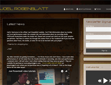 Tablet Screenshot of joelrosenblatt.com
